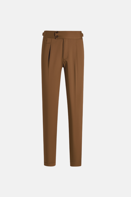 Comfortable Trousers Brown - Regular Fit - Puento Fortade - Essential Brown