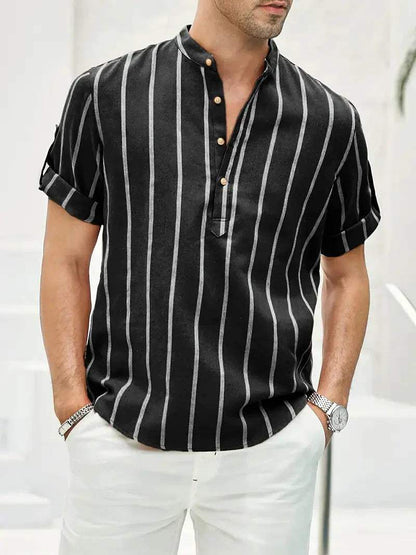 Men's Shirt - Classic - Subtle Stripes - Perfect for Formal Occasions